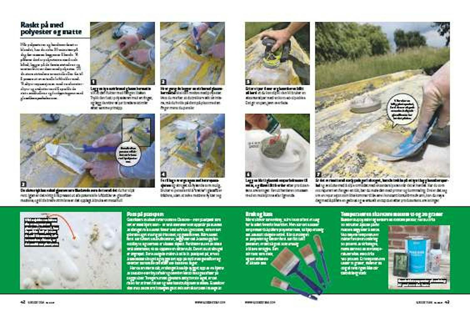 Slik jobber du med glassfiber Slik jobber du med glassfiber